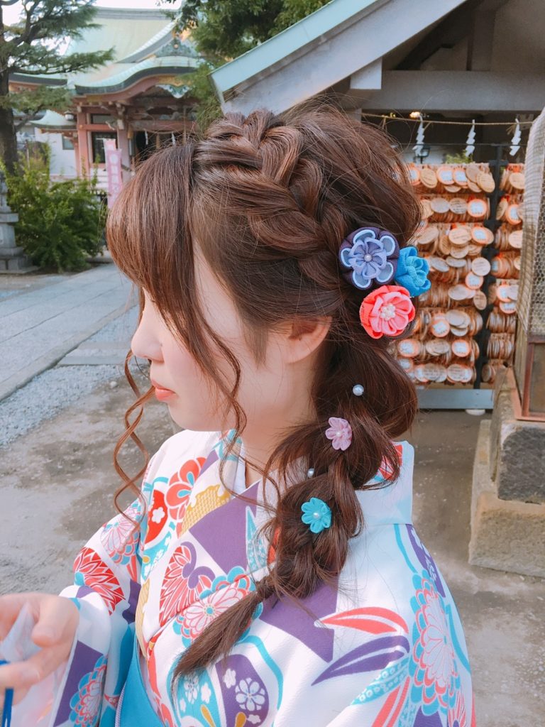 着物レンタルヘアセット