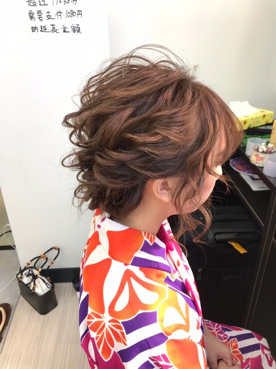 着物レンタルのヘアセット