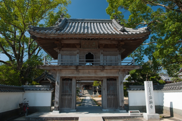 嵐山で着物レンタルをして法輪寺