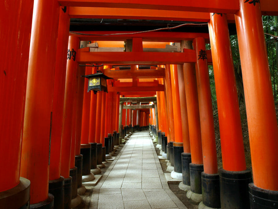 京都で着物レンタルをして伏見稲荷