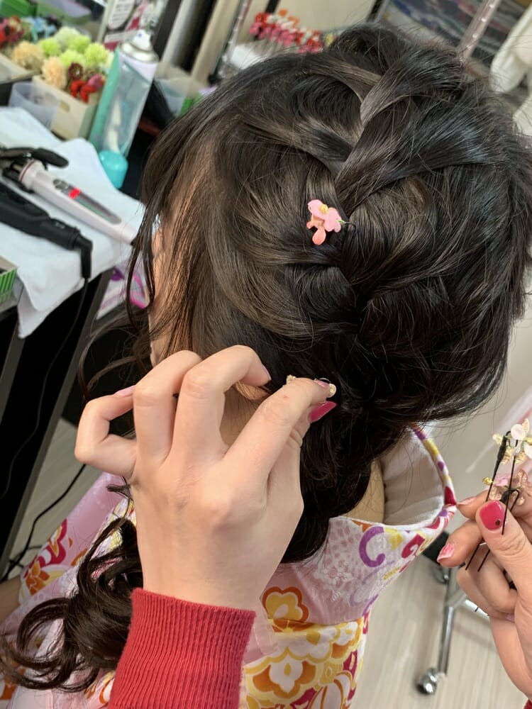 浅草で着物レンタルをしてヘアセットで可愛く