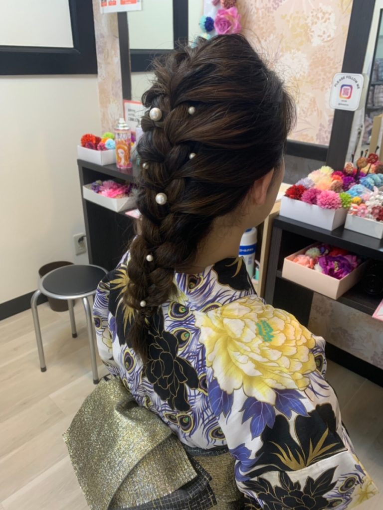 京都の着物レンタルにぴったりなヘアセット