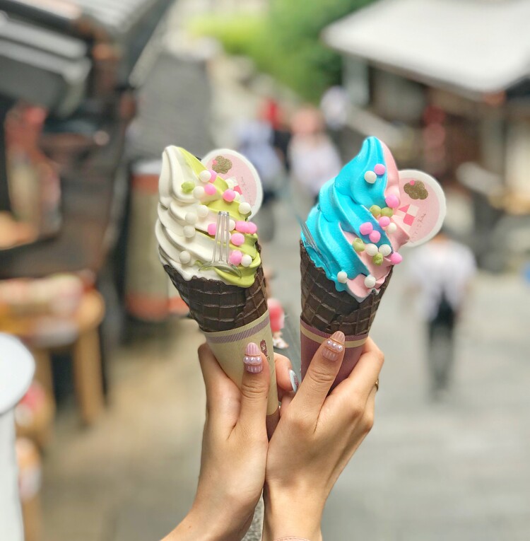 京都で着物レンタルをして食べ歩き