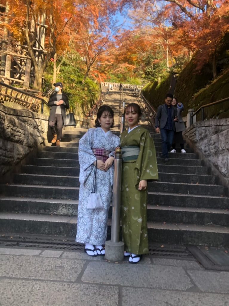 京都の清水寺で着物レンタル