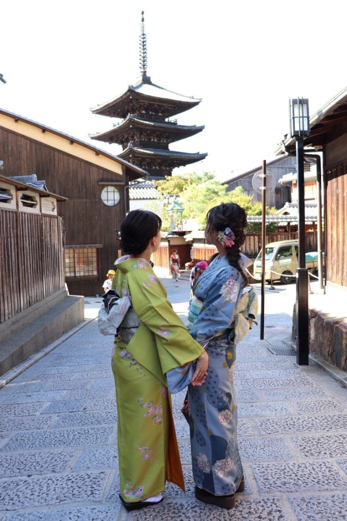 清水寺で着物レンタル