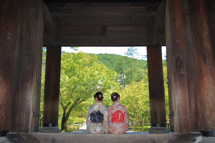 京都で着物レンタルをして南禅寺