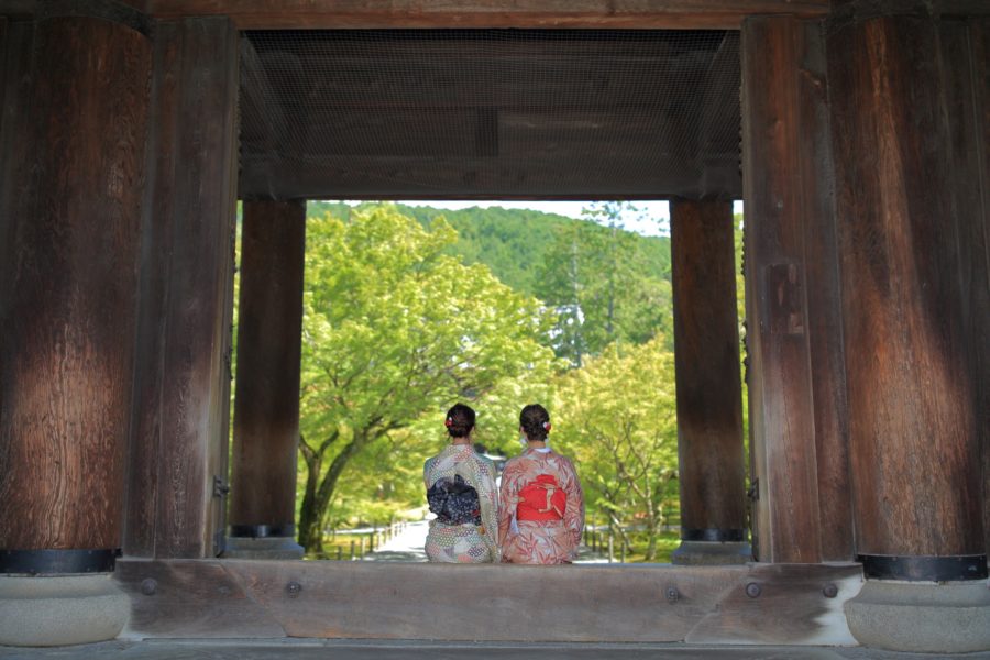 着物レンタルで南禅寺