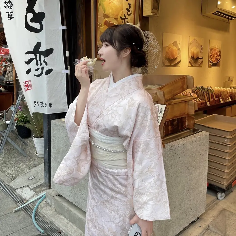 可愛らしい柄の着物がおすすめ！（パターン5）