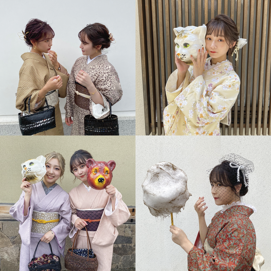 京都着物レンタルヘアセット学割プラン